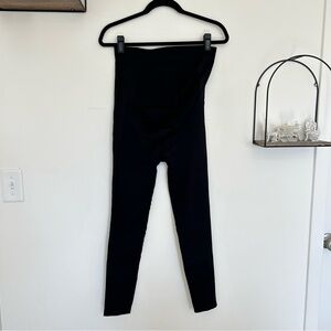 Blanqi Black Pregnancy Maternity Leggings Size Large